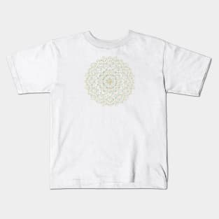 Pretty Metallic Mandala Kids T-Shirt